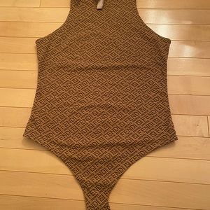 Skims x FENDI bodysuit.